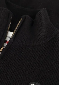zwarte vingino coltrui knit-half-zip