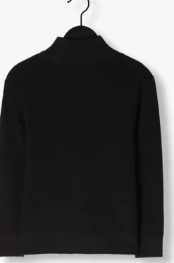 zwarte vingino coltrui knit-half-zip