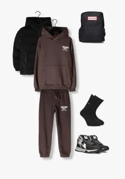 zwarte vingino gewatteerde jas tion