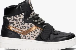 zwarte vingino hoge sneakers senne mid velcro