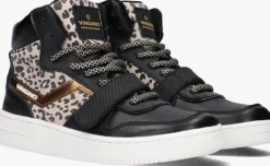 zwarte vingino hoge sneakers senne mid velcro