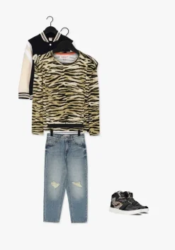 zwarte vingino hoge sneakers senne mid velcro