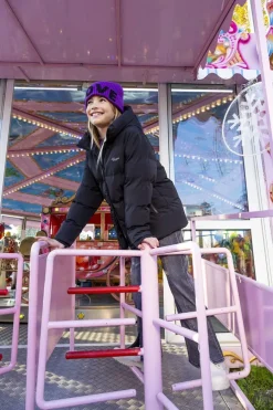 zwarte vingino parka's tionne