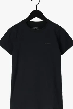zwarte vingino t-shirt basic round neck