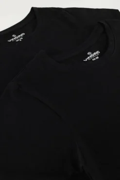 zwarte vingino t-shirt boys t-shirt round neck (2-pack)