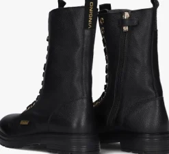 zwarte vingino veterboots julia xhi