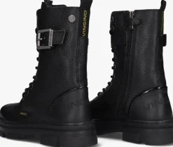 zwarte vingino veterboots jennifer hi