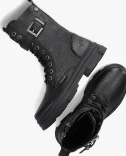 zwarte vingino veterboots jennifer hi