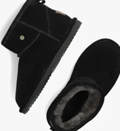 zwarte warmbat vachtlaarzen wallaby kids