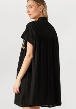 zwarte wild mini jurk clovis