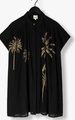 zwarte wild mini jurk clovis