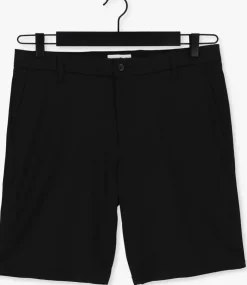 zwarte woodbird korte broek steffen twill short