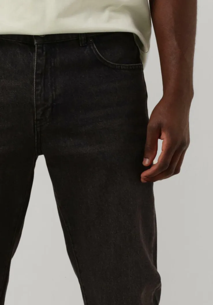 zwarte woodbird straight leg jeans doc grow jeans