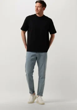 zwarte woodbird t-shirt wbbaine base tee