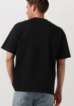 zwarte woodbird t-shirt wbbaine base tee