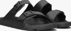 zwarte woolrich slippers two bands sandal man