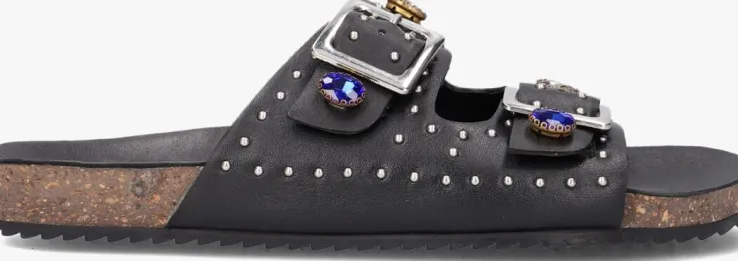 zwarte wysh slippers josephine