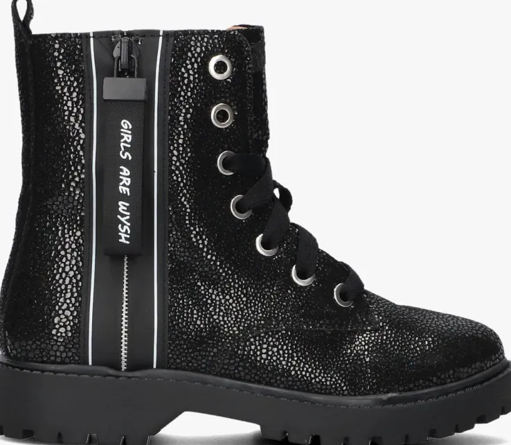 zwarte wysh veterboots margot
