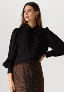 zwarte y.a.s. blouses yaspil ls bow shirt