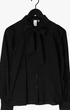 zwarte y.a.s. blouses yaspil ls bow shirt