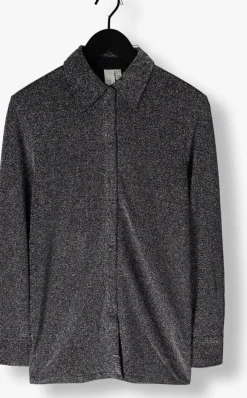 zwarte y.a.s. blouses yastikka ls glitter shirt