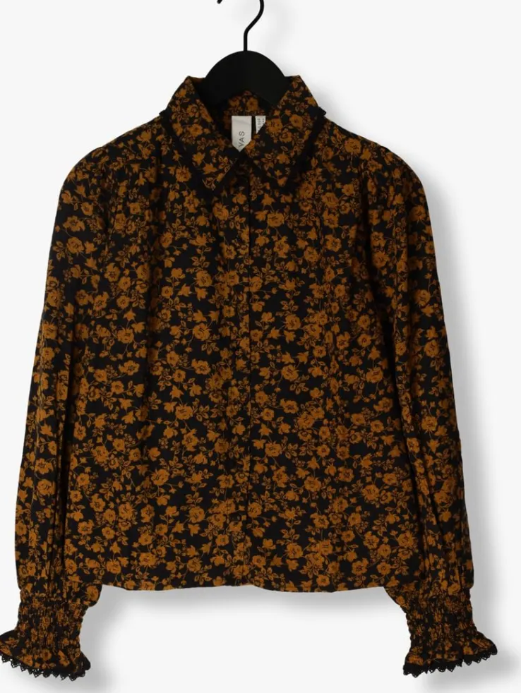 zwarte y.a.s. blouses yastilera ls shirt s.