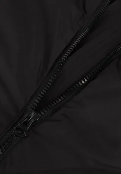 zwarte y.a.s. gewatteerde jas yasirima ls long down coat s. noos