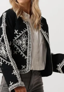 zwarte y.a.s. jack yasmani ls quilt jacket s.