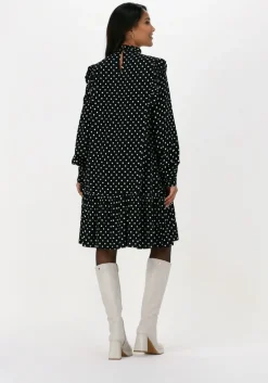 zwarte y.a.s. midi jurk yasdublin ls dress
