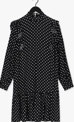 zwarte y.a.s. midi jurk yasdublin ls dress