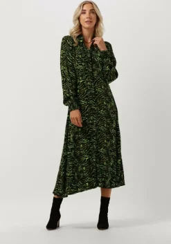 zwarte y.a.s. midi jurk yasjasminni ls midi shirt dress s.