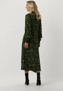 zwarte y.a.s. midi jurk yasjasminni ls midi shirt dress s.