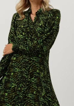 zwarte y.a.s. midi jurk yasjasminni ls midi shirt dress s.