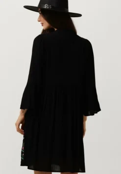 zwarte y.a.s. mini jurk yaschella 3/4 tunic dress s. fest