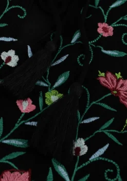 zwarte y.a.s. mini jurk yaschella 3/4 tunic dress s. fest