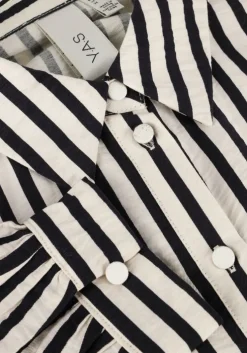 zwarte y.a.s. mini jurk yaskaya ls shirt dress s. noos