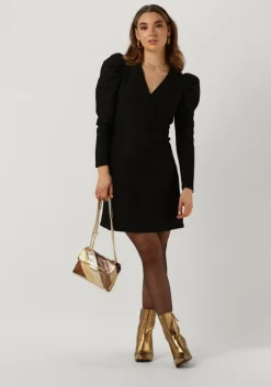 zwarte y.a.s. mini jurk yasvinna ls dress