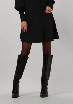 zwarte y.a.s. minirok yasfonny hw knit skirt