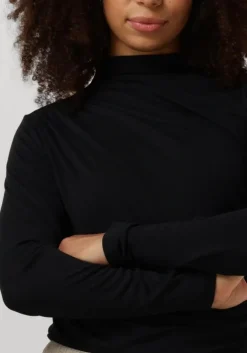 zwarte y.a.s. top yasemmi ls jersey top