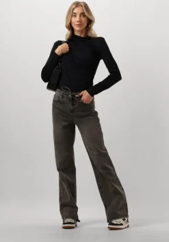 zwarte y.a.s. top yasemmi ls jersey top