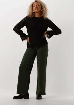 zwarte y.a.s. top yasperla ls lace top