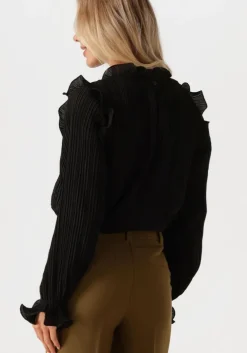 zwarte y.a.s. top yasphilina ls high neck top