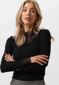 zwarte y.a.s. tops & t-shirts yasblace ls top