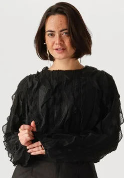 zwarte y.a.s. tops & t-shirts yasmezuna ls top