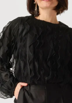 zwarte y.a.s. tops & t-shirts yasmezuna ls top