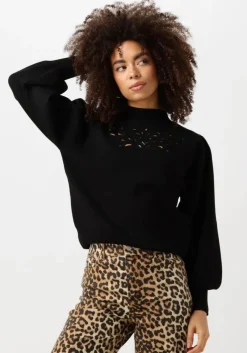 zwarte y.a.s. trui yasfiraz ls knit pullover