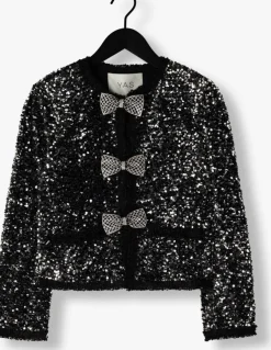 zwarte y.a.s. vest yasbow ls jacket