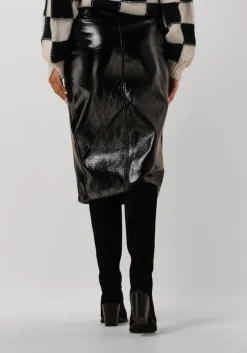 zwarte ydence midirok skirt hazel