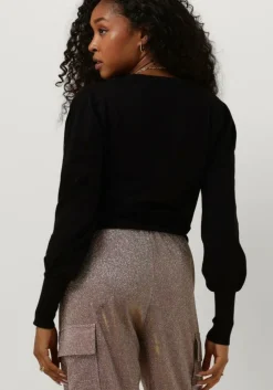 zwarte ydence trui knitted top vera