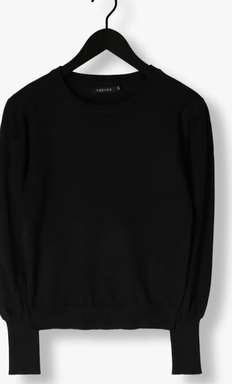 zwarte ydence trui knitted top vera